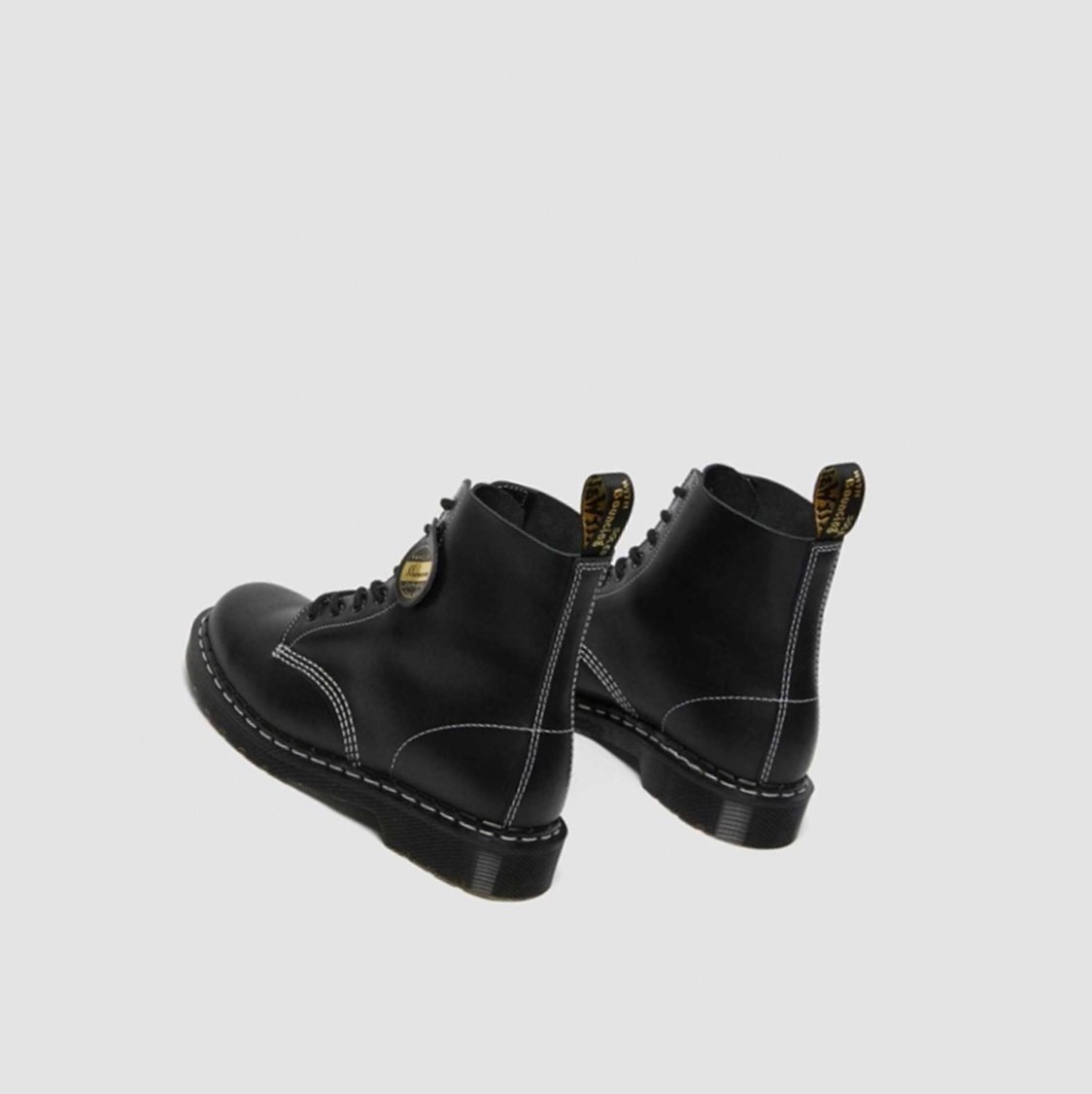 Dr Martens 1460 Pascal Cavalier Férfi Fűzős Bakancs Fekete | 926301EXB