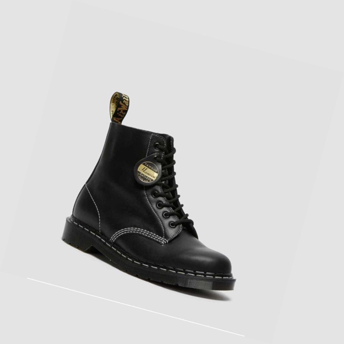 Dr Martens 1460 Pascal Cavalier Férfi Fűzős Bakancs Fekete | 926301EXB