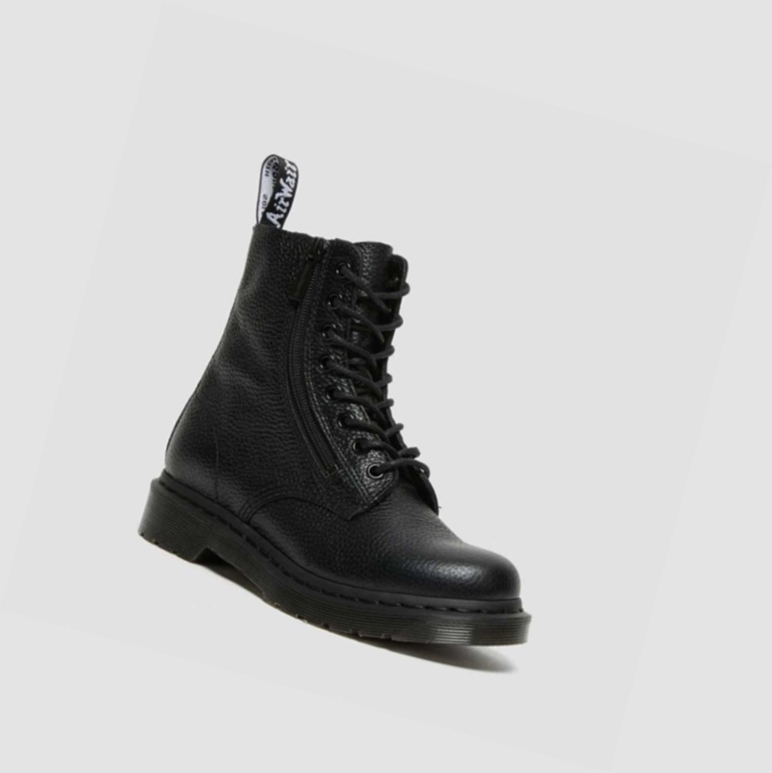 Dr Martens 1460 Pascal Cipzáros Női Fűzős Bakancs Fekete | 140283ZIG