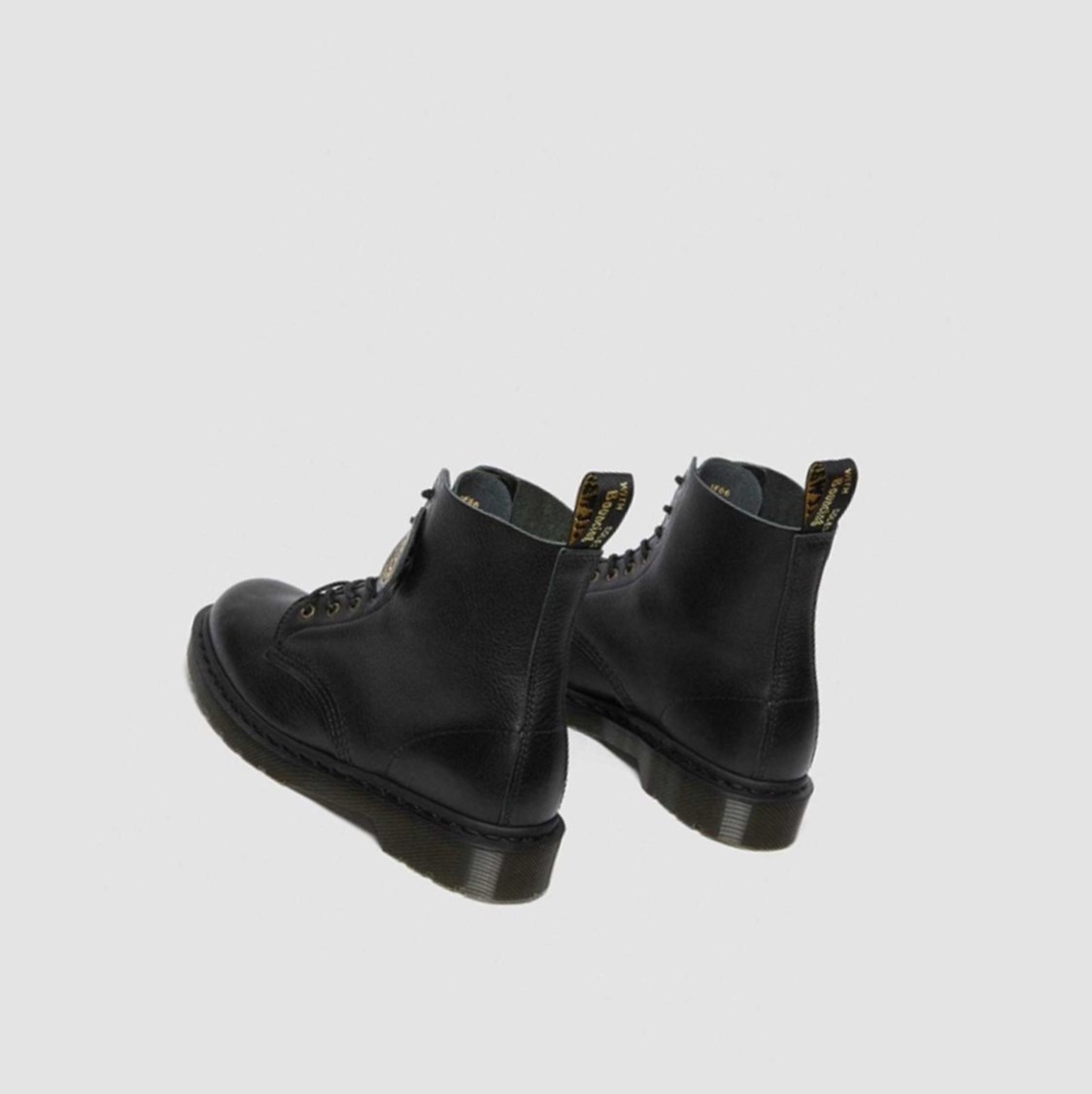 Dr Martens 1460 Pascal Full Grain Férfi Fűzős Bakancs Fekete | 017624RDE