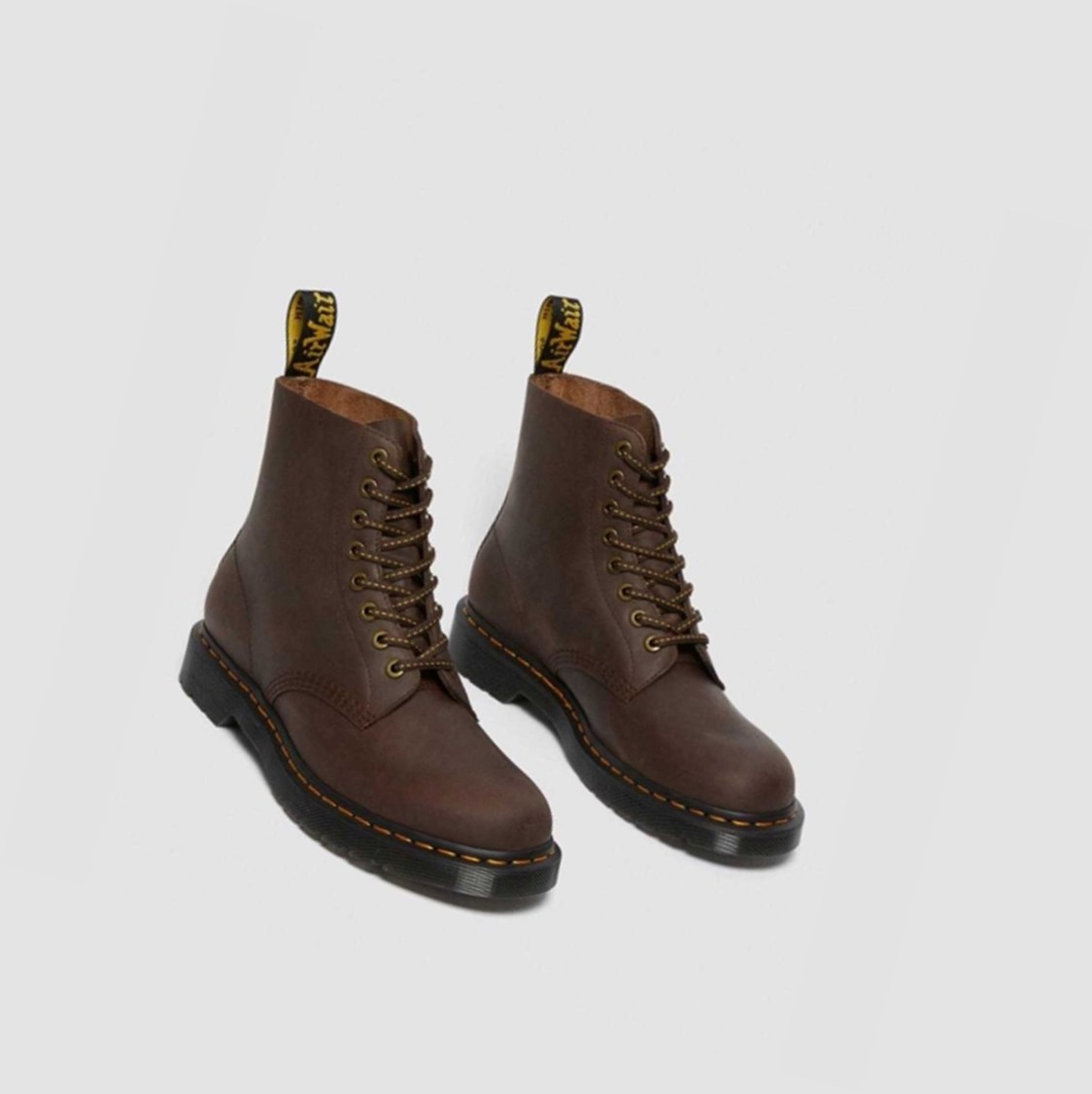 Dr Martens 1460 Pascal Férfi Fűzős Bakancs Sötétbarna | 095327KNU