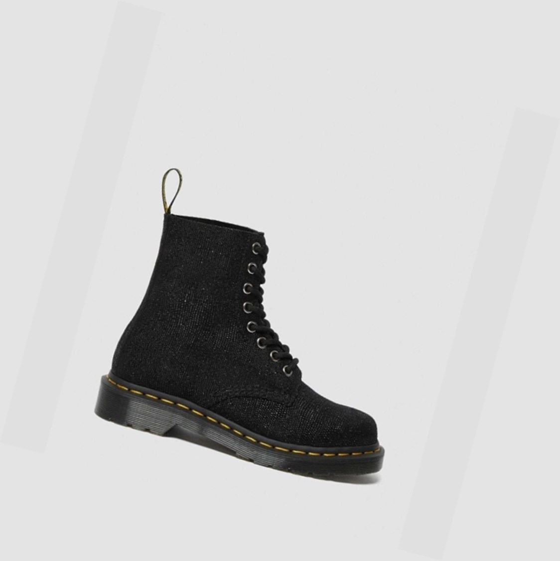 Dr Martens 1460 Pascal Glitter Női Bakancs Fekete | 274153XYO