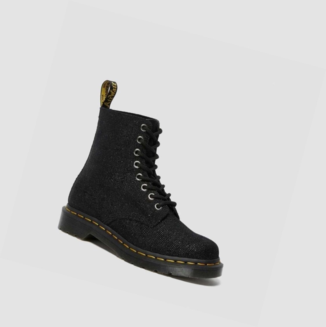 Dr Martens 1460 Pascal Glitter Női Bakancs Fekete | 274153XYO