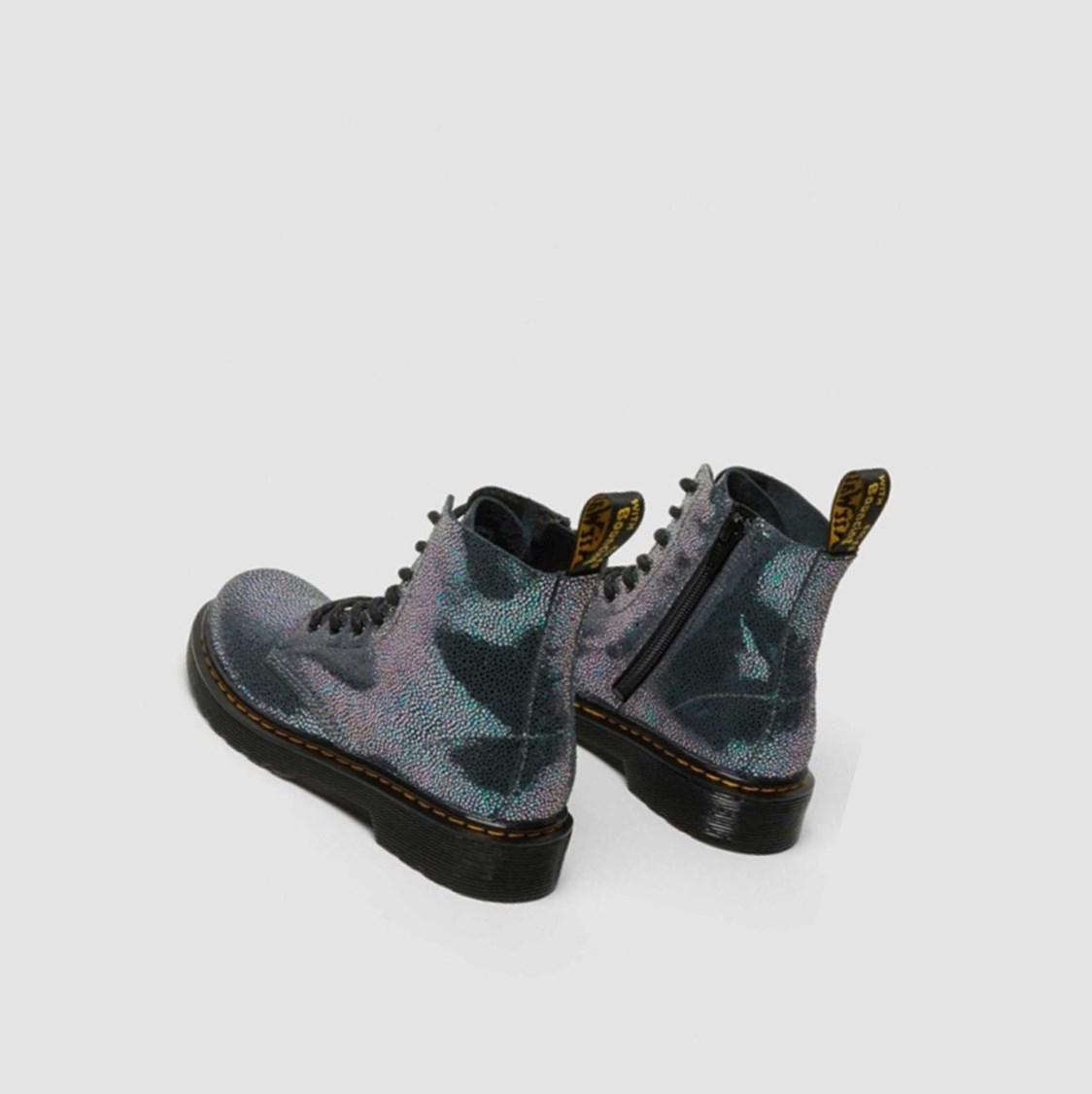 Dr Martens 1460 Pascal Iridescent Junior Gyerek Fűzős Bakancs Metal | 203458EXB