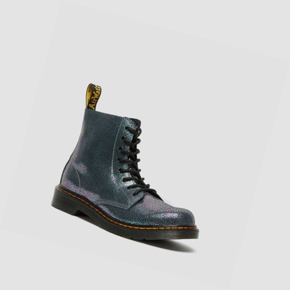 Dr Martens 1460 Pascal Iridescent Youth Gyerek Fűzős Bakancs Metal | 451782NQX