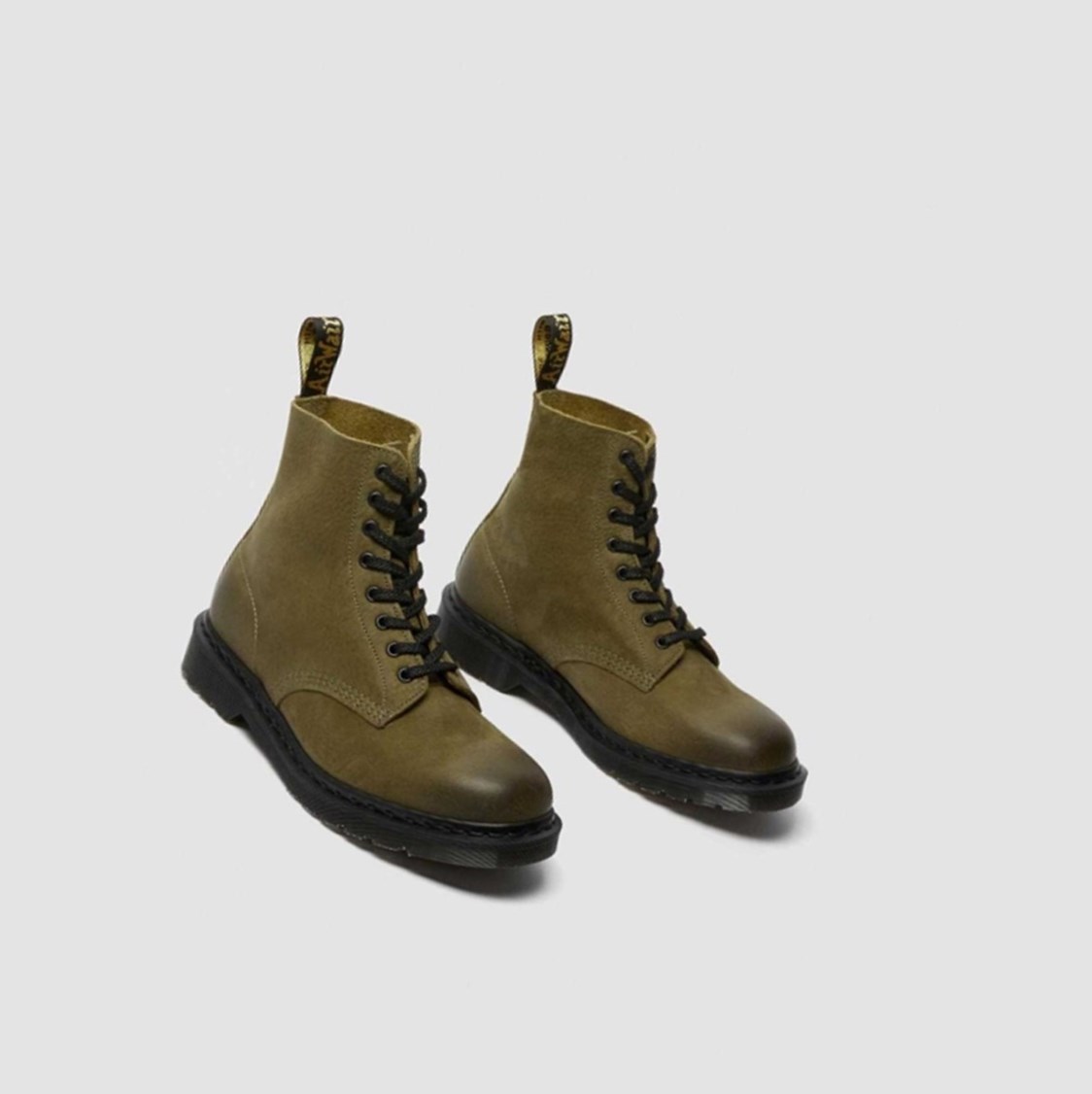 Dr Martens 1460 Pascal Made In England Titan Férfi Bakancs Olivazöld | 589310JUW