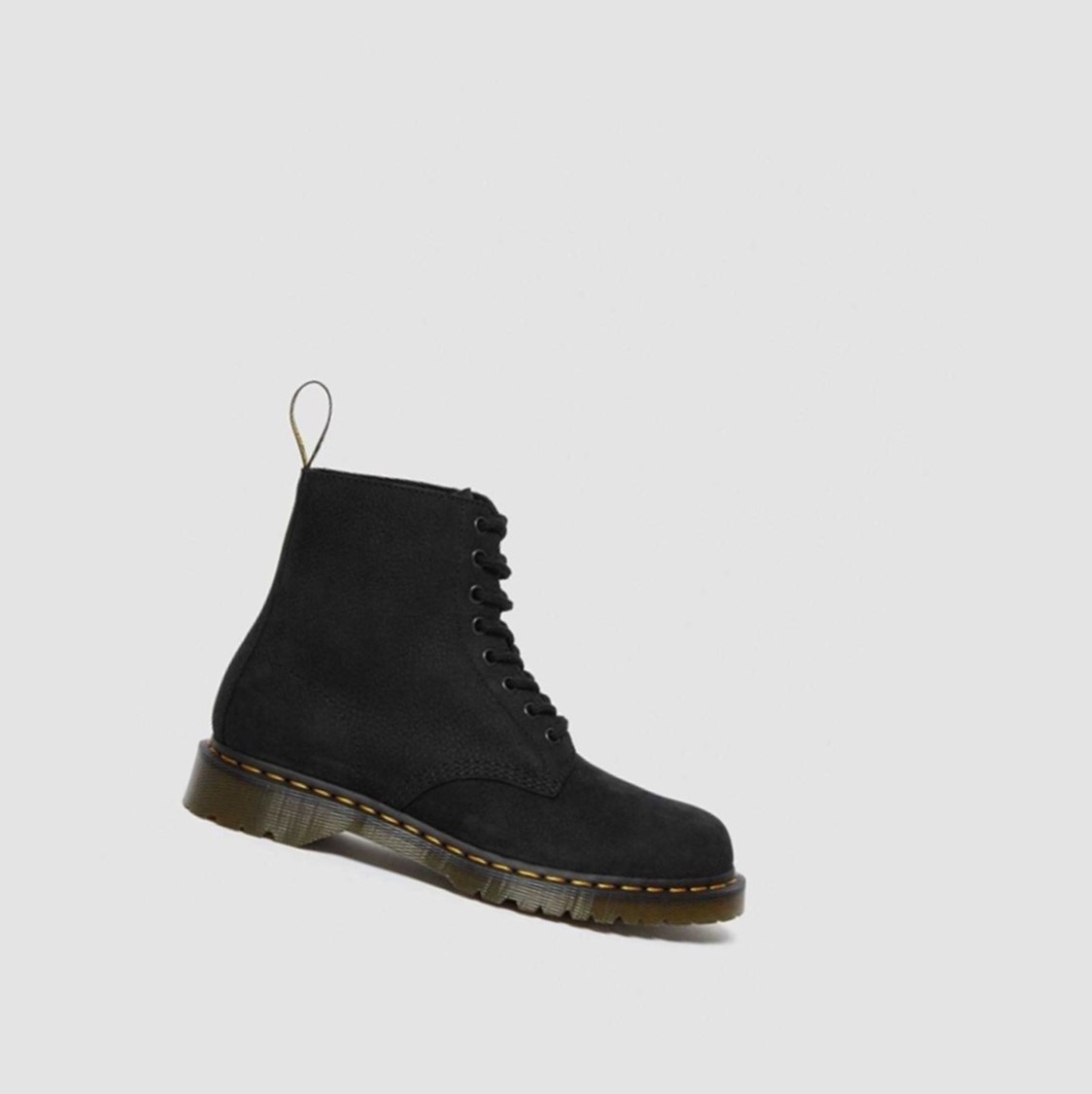 Dr Martens 1460 Pascal Nubuck Férfi Fűzős Bakancs Fekete | 102568YJW