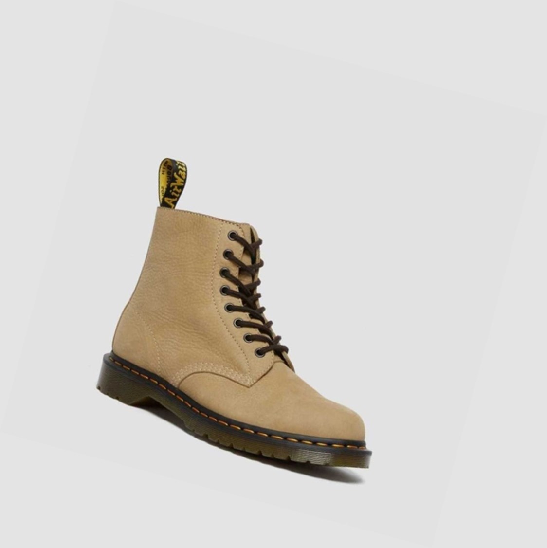 Dr Martens 1460 Pascal Nubuck Férfi Fűzős Bakancs Barna | 835679GJB