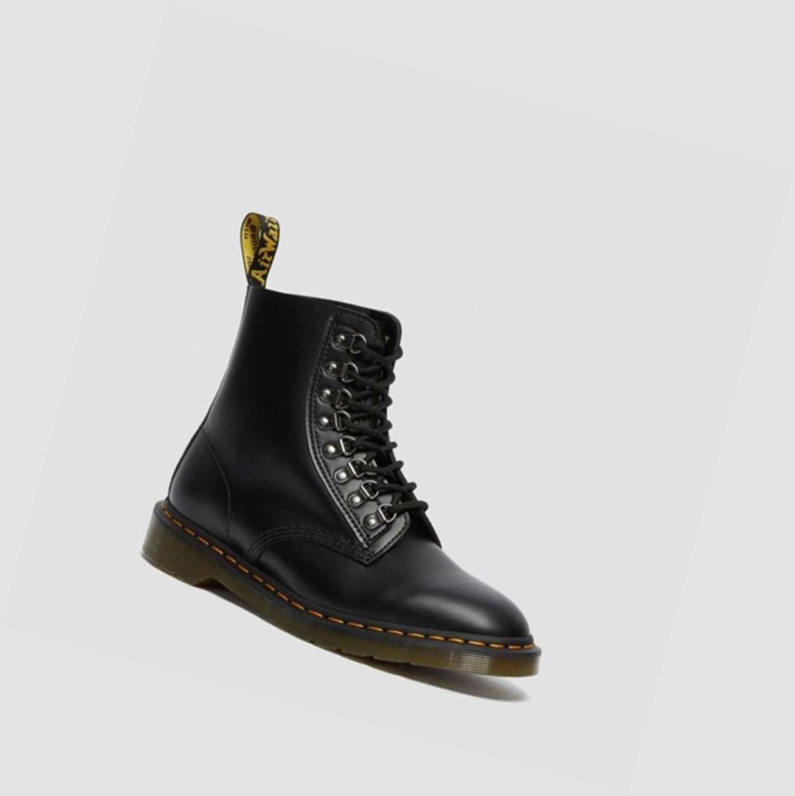 Dr Martens 1460 Pascal Verso Smooth Férfi Fűzős Bakancs Fekete | 382504RKT