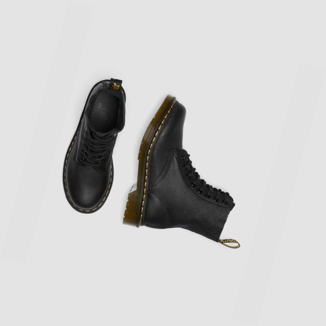 Dr Martens 1460 Pascal Virginia Női Bakancs Fekete | 405291JGL