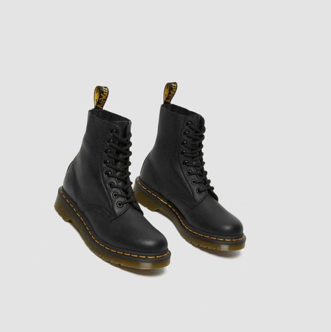 Dr Martens 1460 Pascal Virginia Női Bakancs Fekete | 405291JGL