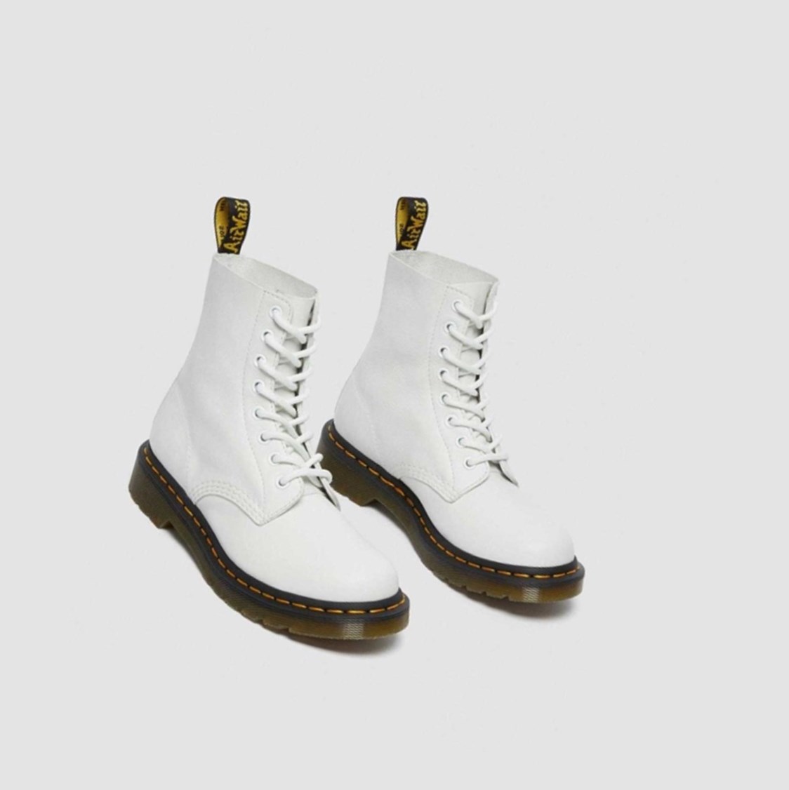 Dr Martens 1460 Pascal Virginia Női Bakancs Fehér | 785632JXP