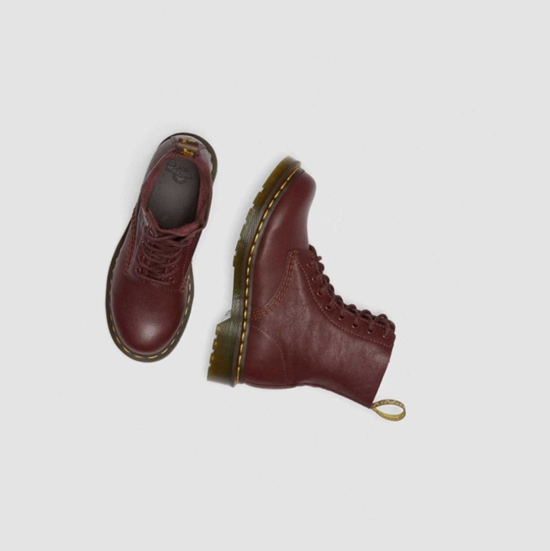 Dr Martens 1460 Pascal Virginia Női Bakancs Rózsaszín Piros | 973645ICM