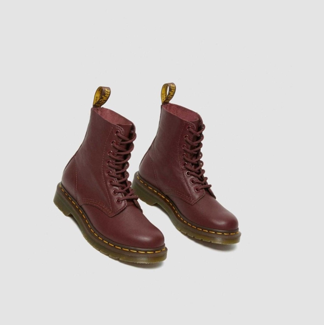 Dr Martens 1460 Pascal Virginia Női Bakancs Rózsaszín Piros | 973645ICM