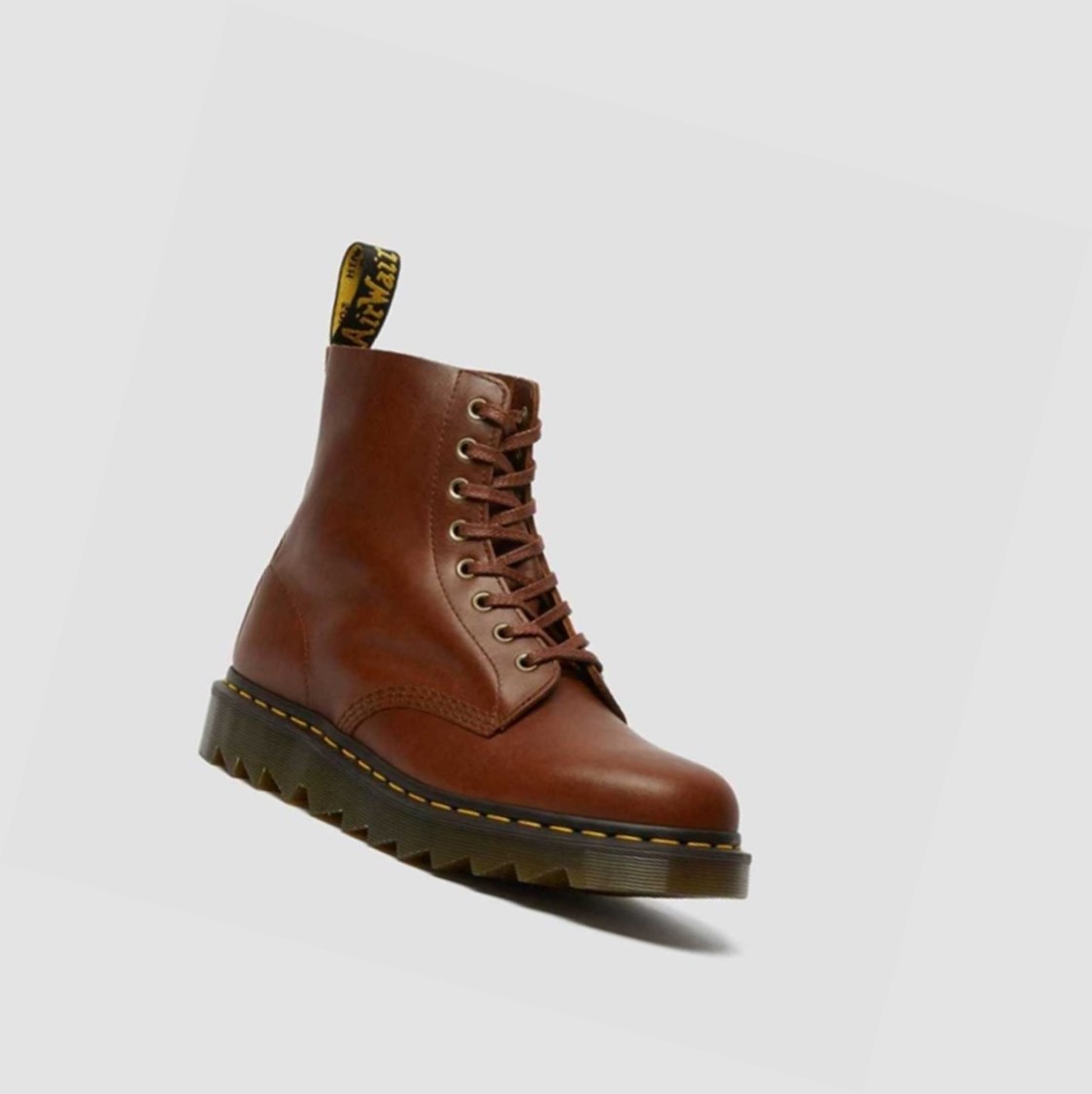 Dr Martens 1460 Pascal Ziggy Férfi Fűzős Bakancs Barna | 437651OUI