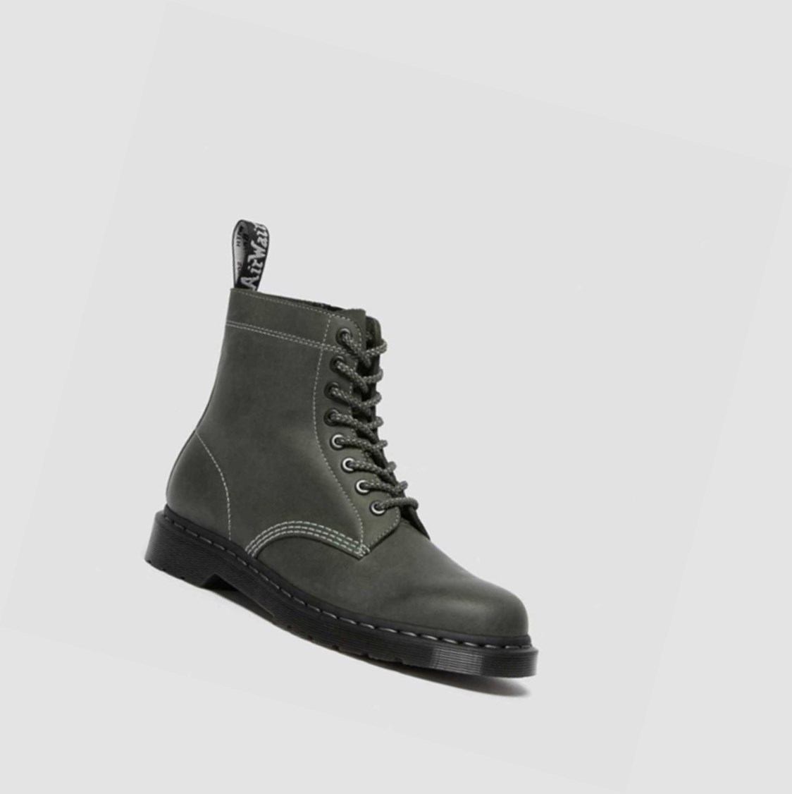 Dr Martens 1460 Pascal Zip Férfi Fűzős Bakancs Sötétzöld | 203675LXQ