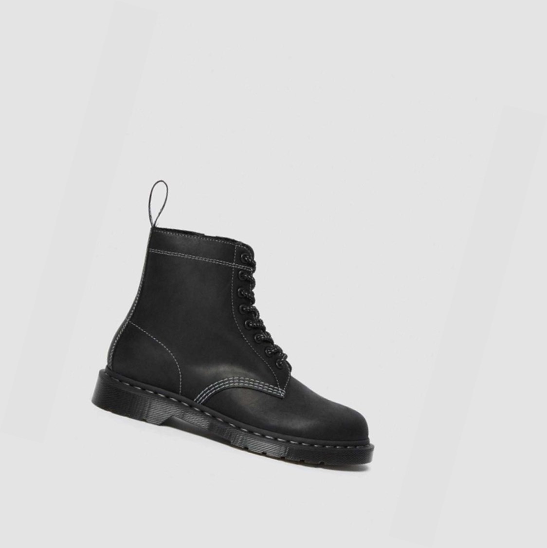 Dr Martens 1460 Pascal Zip Férfi Fűzős Bakancs Fekete | 902615VUW