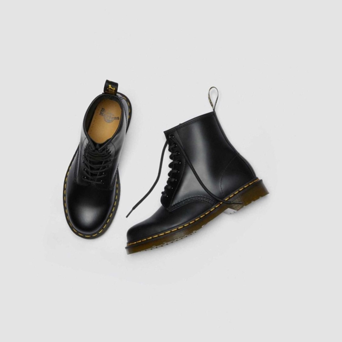 Dr Martens 1460 Smooth Férfi Fűzős Bakancs Fekete | 605471IVD