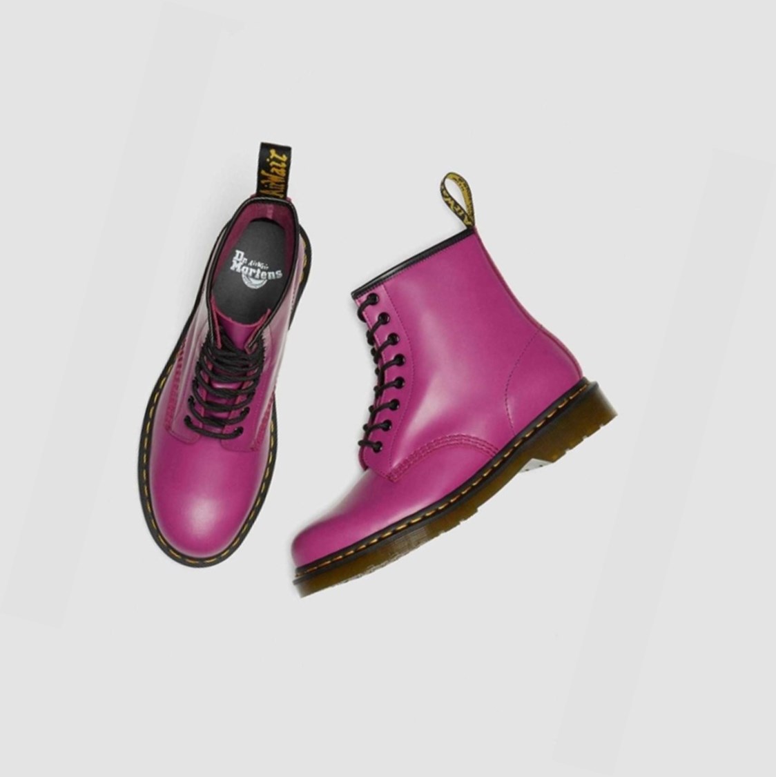 Dr Martens 1460 Smooth Férfi Fűzős Bakancs Rózsaszín | 708652ANF