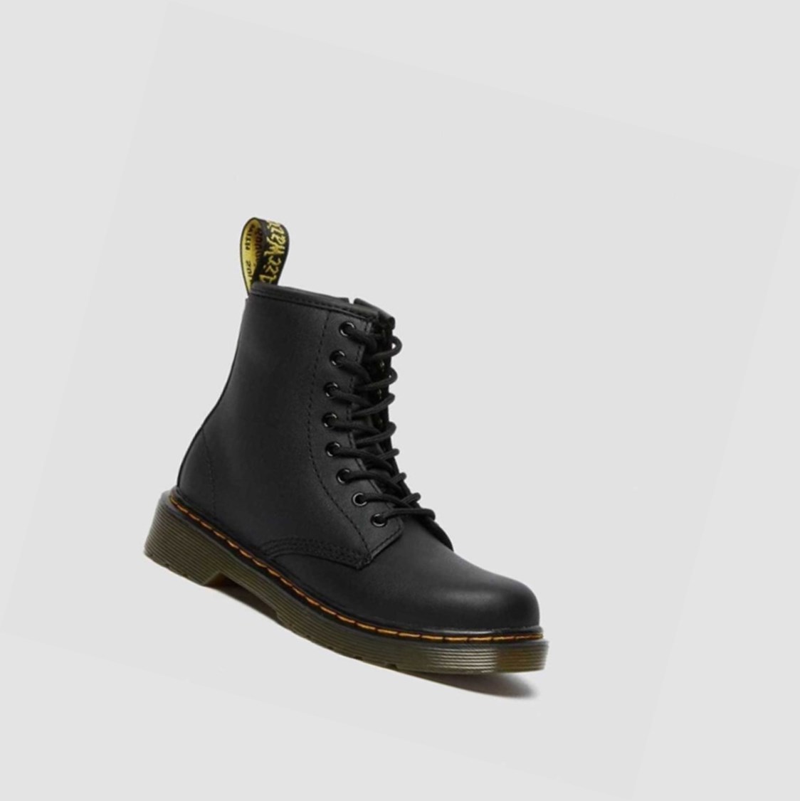 Dr Martens 1460 Softy T Junior Gyerek Fűzős Bakancs Fekete | 745016UAZ