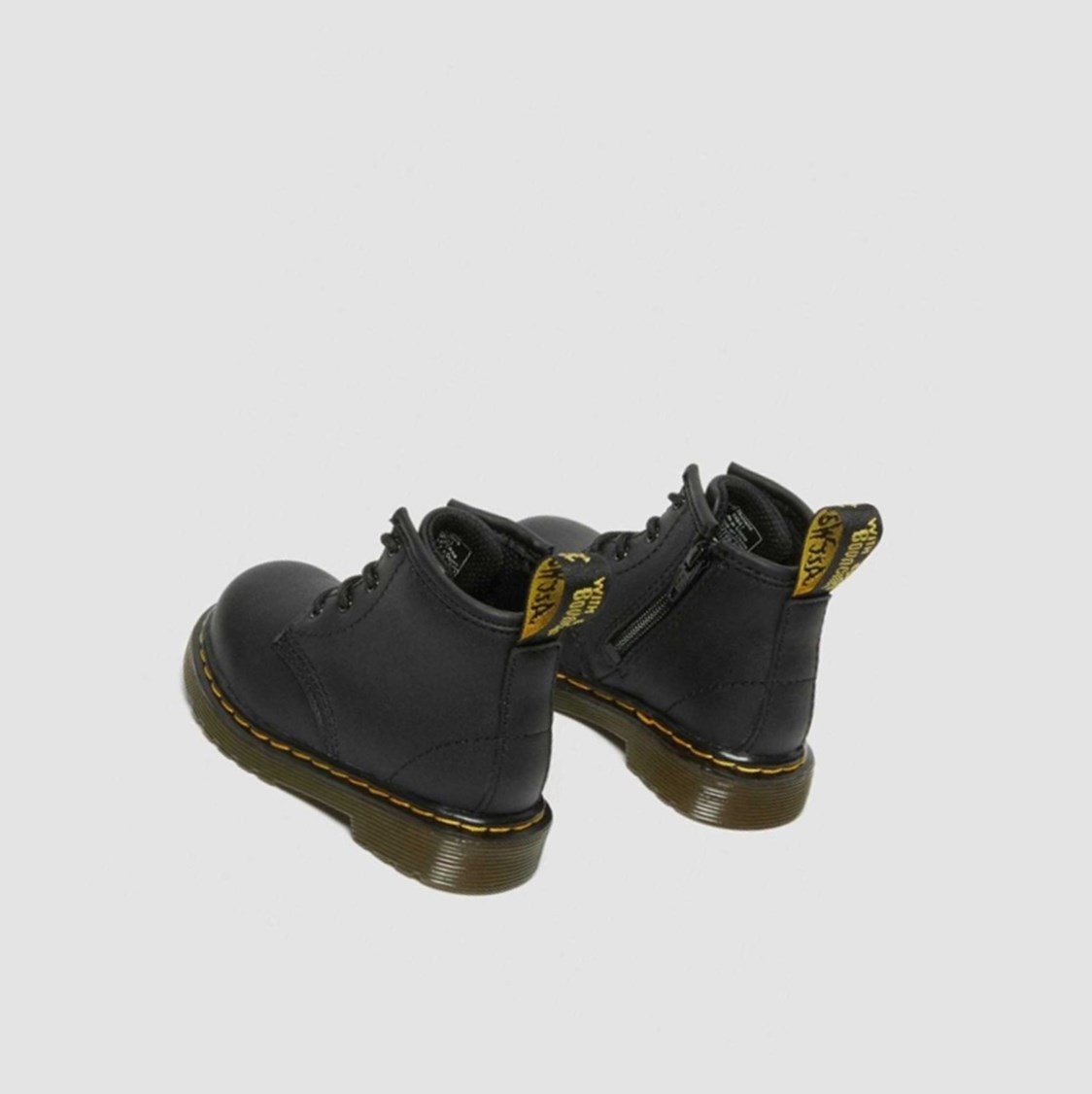 Dr Martens 1460 Softy T Toddler Gyerek Fűzős Bakancs Fekete | 089416WJE