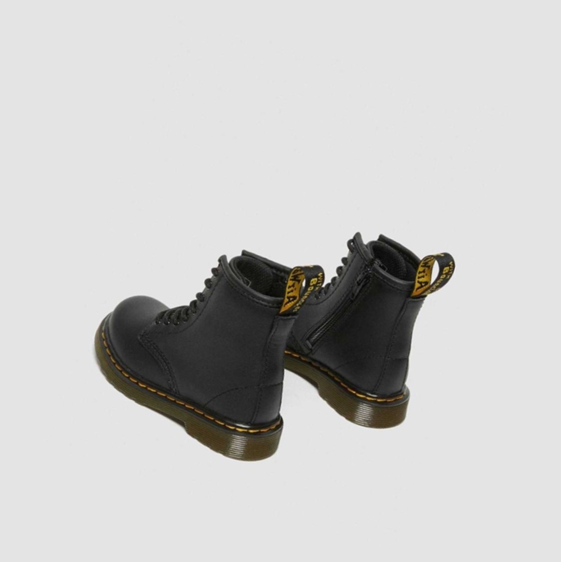 Dr Martens 1460 Softy T Toddler Gyerek Fűzős Bakancs Fekete | 319675LGM