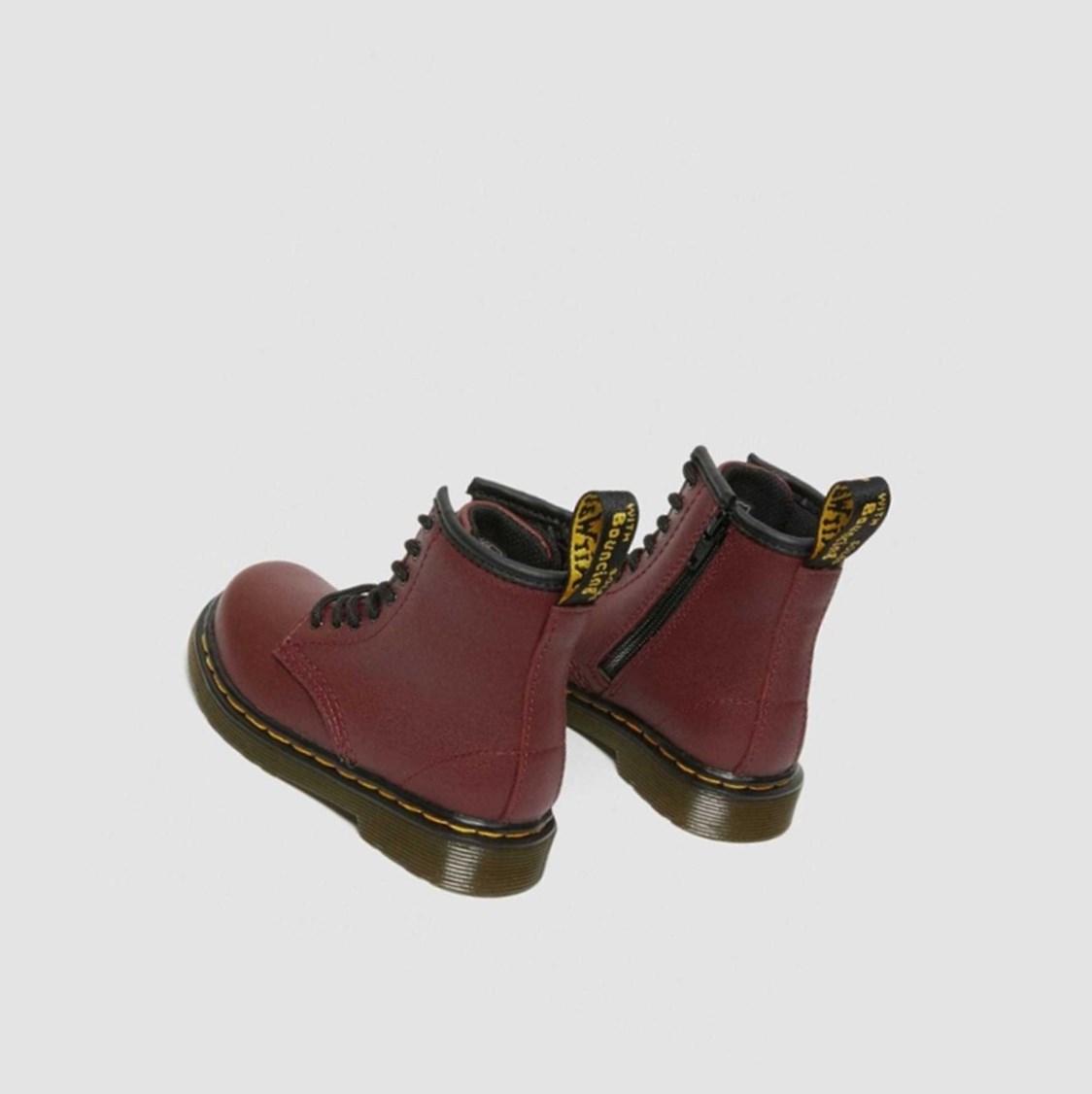 Dr Martens 1460 Softy T Toddler Gyerek Fűzős Bakancs Rózsaszín Piros | 528614LEH