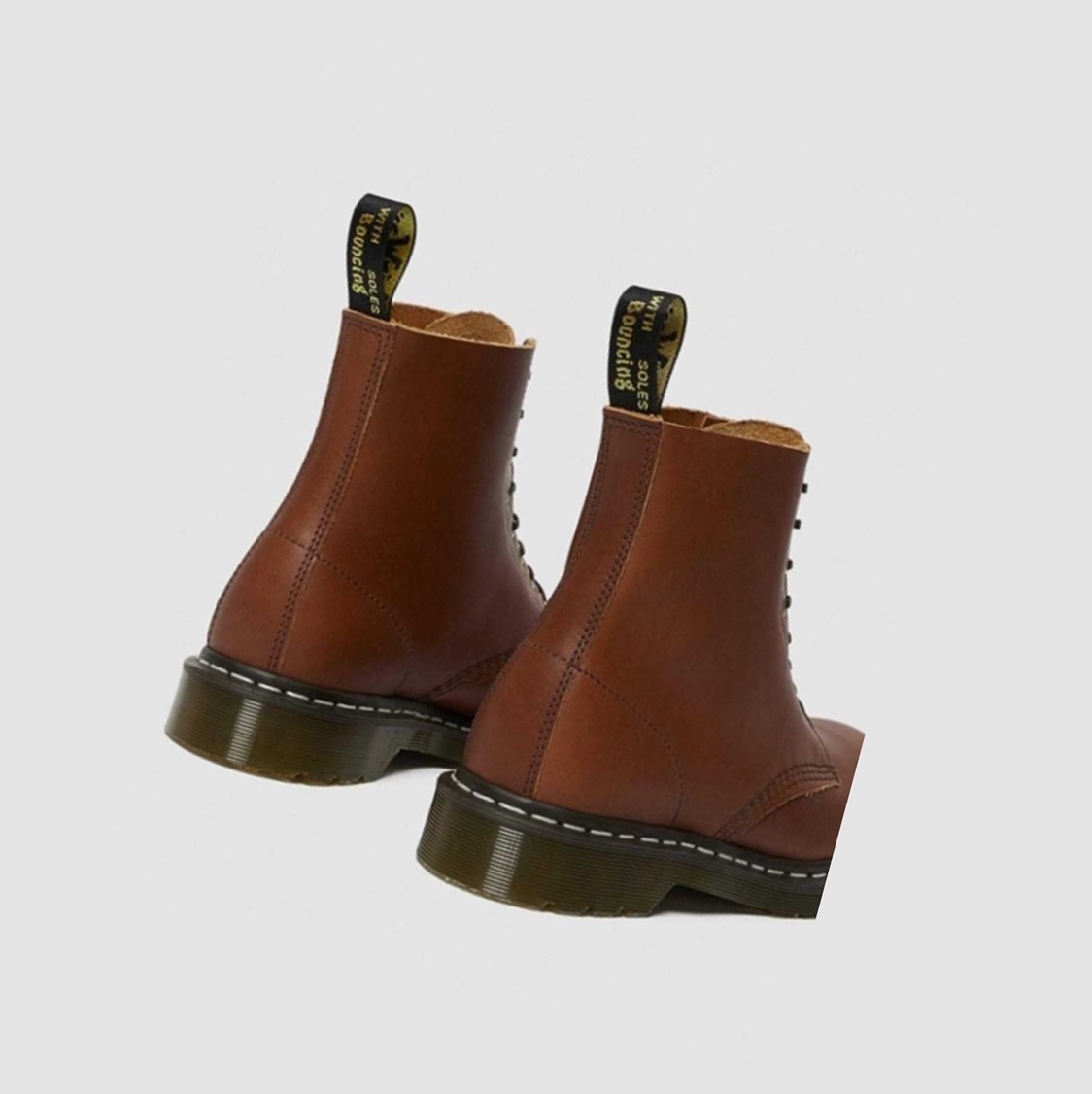 Dr Martens 1460 Veg Tan Férfi Fűzős Bakancs Barna | 813506TWG