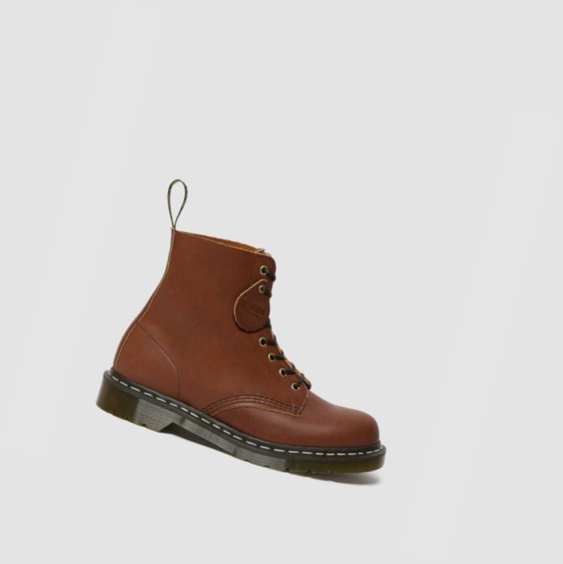 Dr Martens 1460 Veg Tan Férfi Fűzős Bakancs Barna | 813506TWG