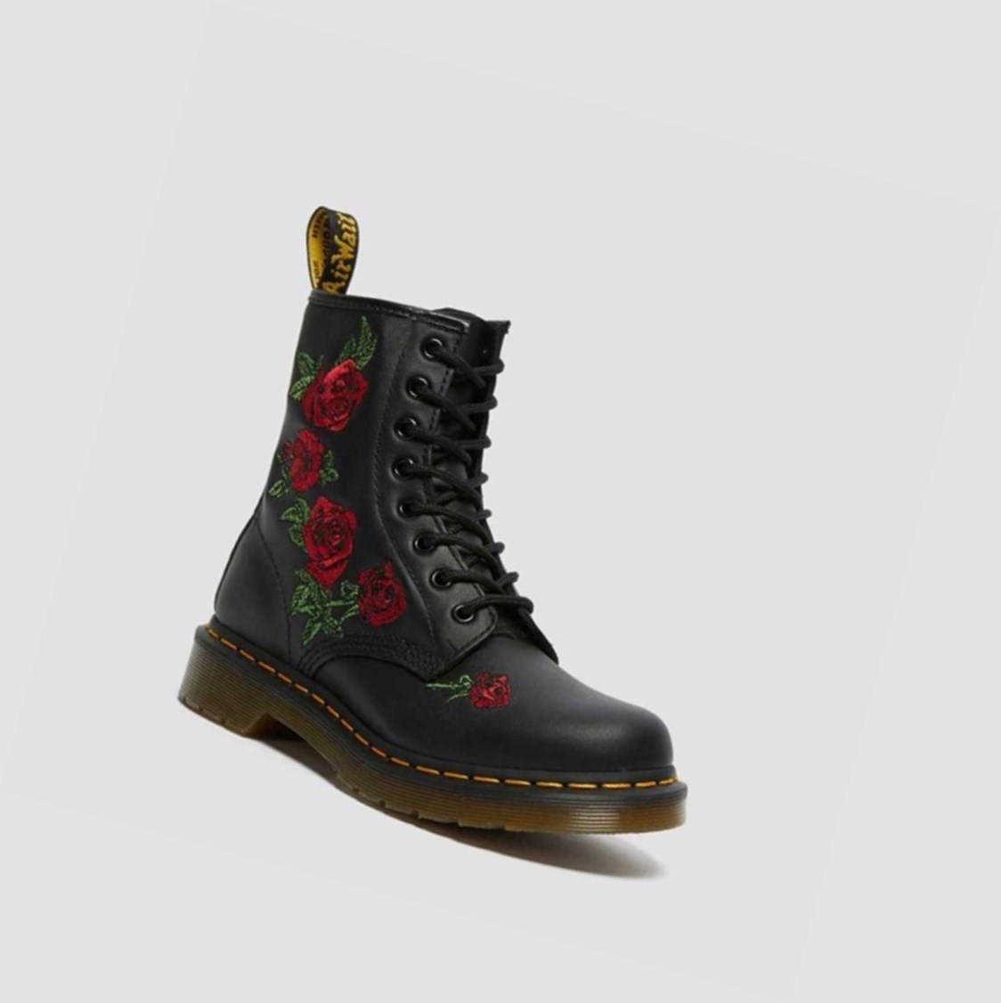 Dr Martens 1460 Vonda Floral Női Fűzős Bakancs Fekete | 803594NSC