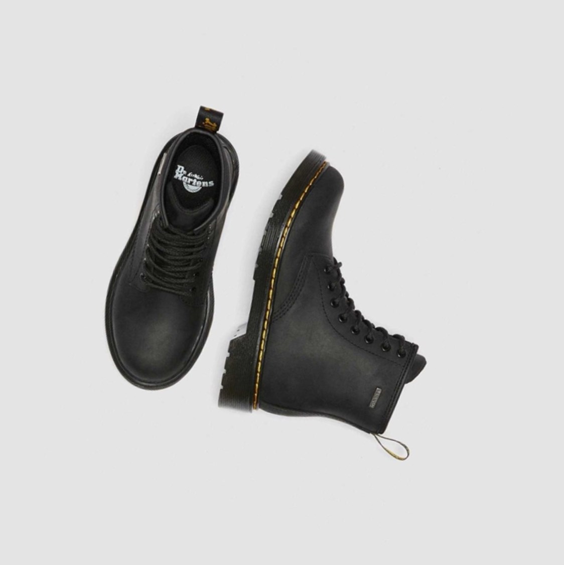 Dr Martens 1460 Vízálló Junior Gyerek Bakancs Fekete | 564871BXL