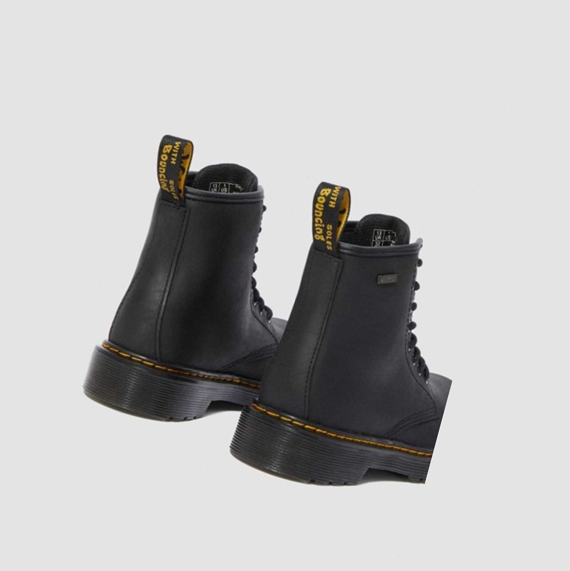 Dr Martens 1460 Vízálló Junior Gyerek Bakancs Fekete | 564871BXL