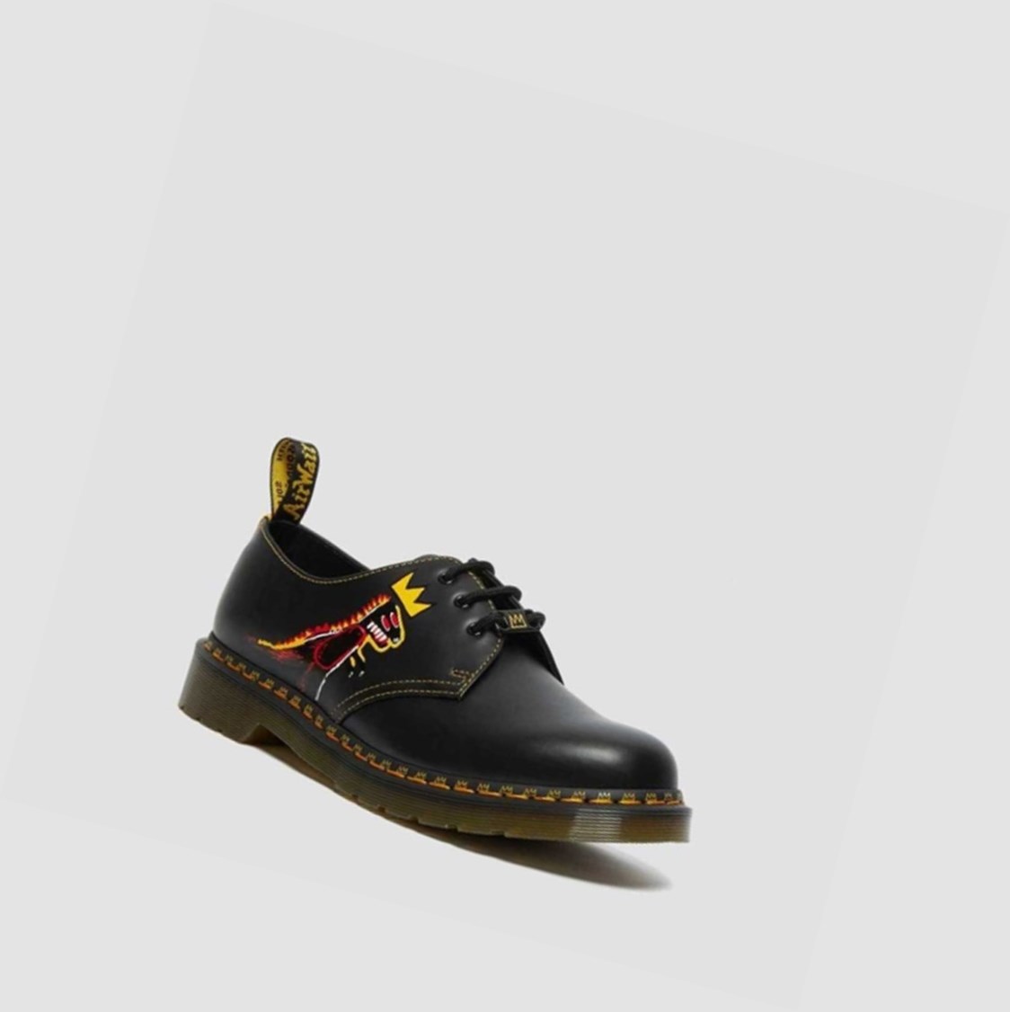 Dr Martens 1461 Basquiat Férfi Oxford Cipő Fekete | 921487LGA