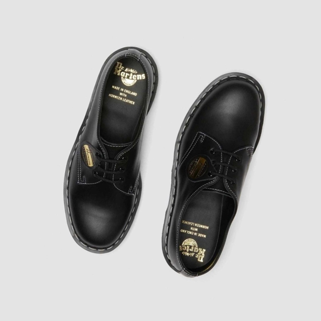 Dr Martens 1461 Cavalier Férfi Oxford Cipő Fekete | 057128AOM