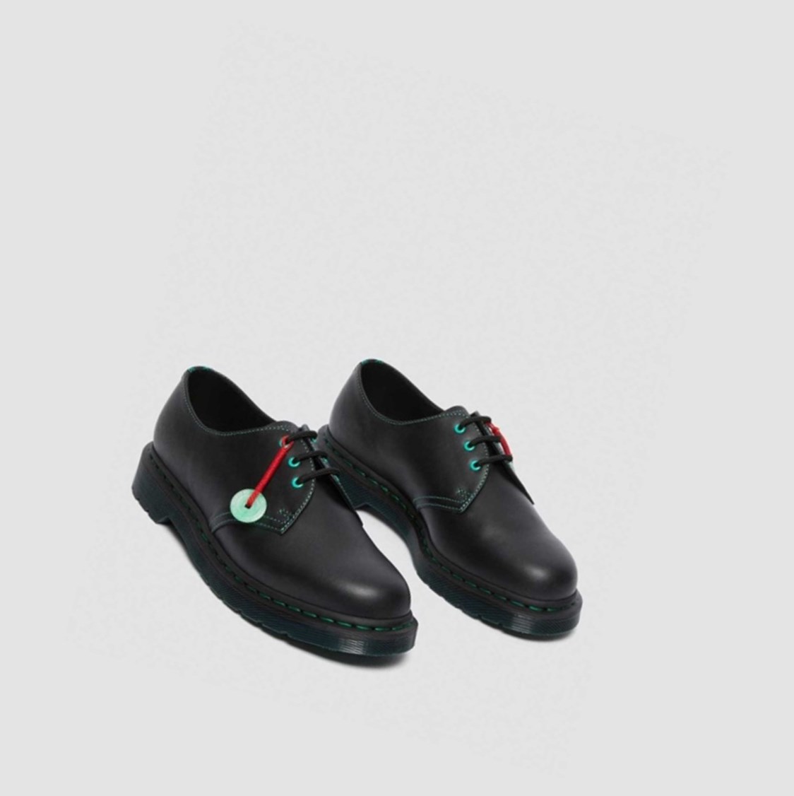 Dr Martens 1461 Chinese New Year Férfi Oxford Cipő Fekete | 164839WBR