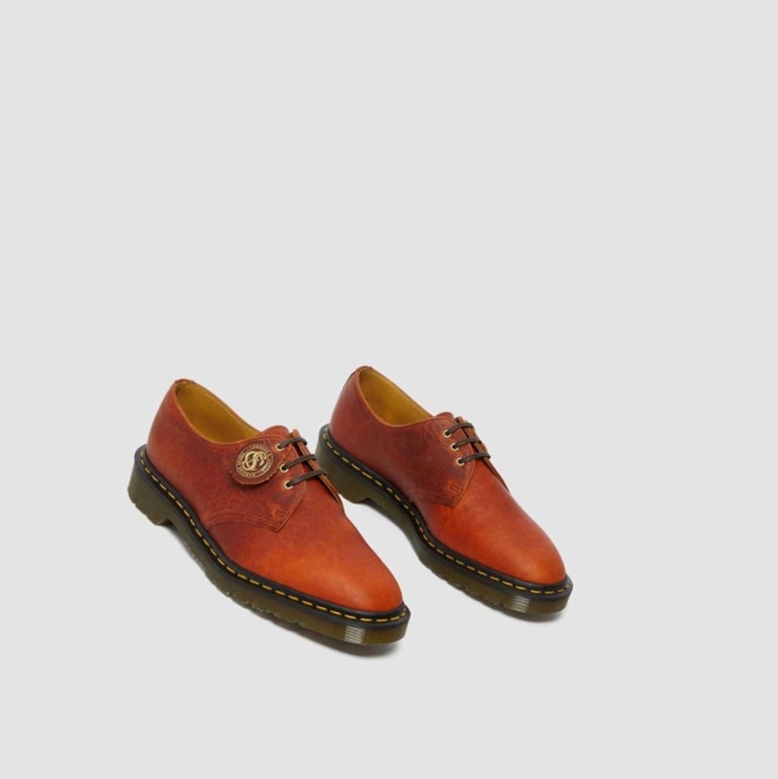 Dr Martens 1461 Classic Oil Férfi Oxford Cipő Barna | 239048RLT