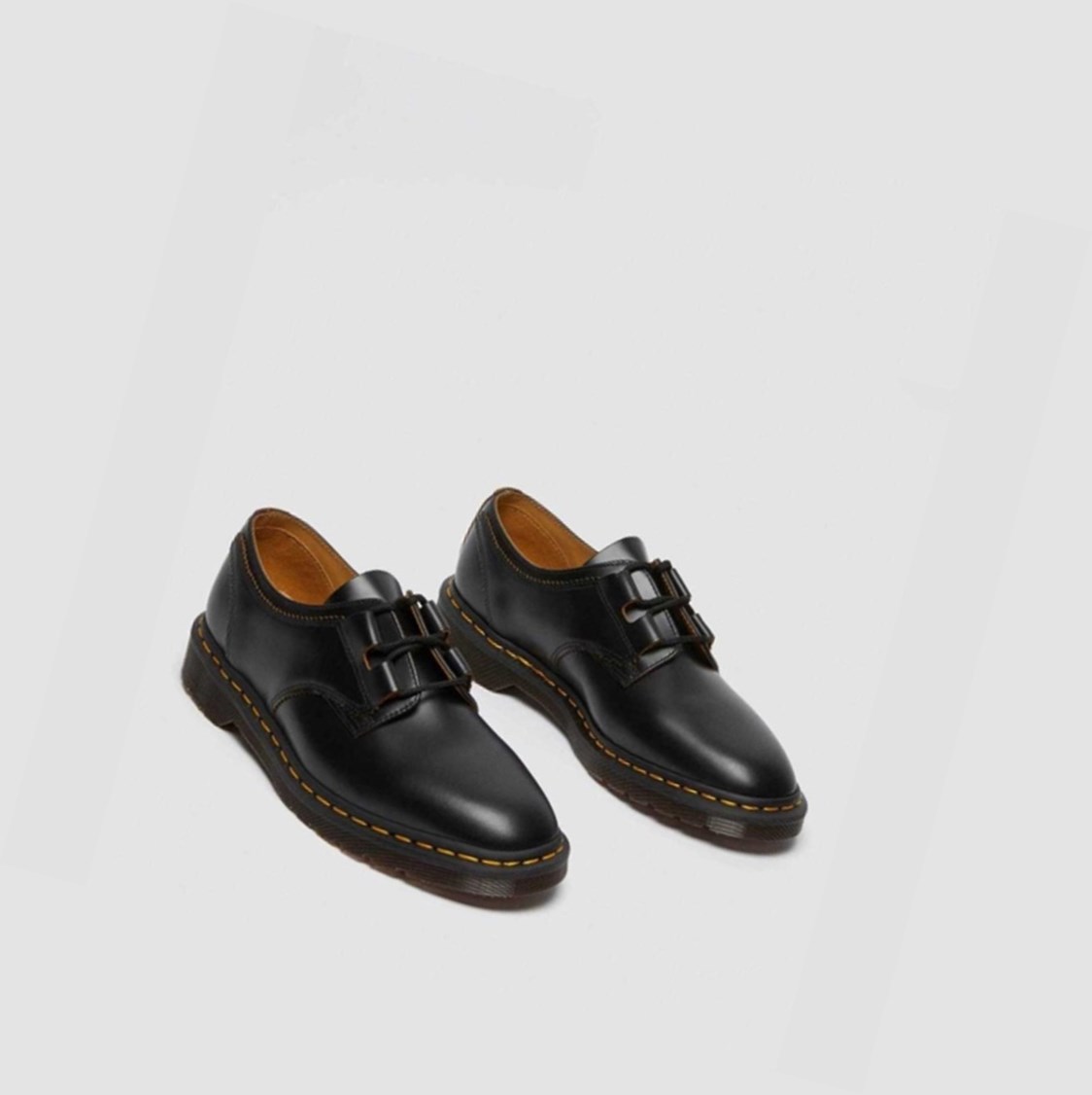 Dr Martens 1461 Ghillie Férfi Oxford Cipő Fekete | 814605HXU