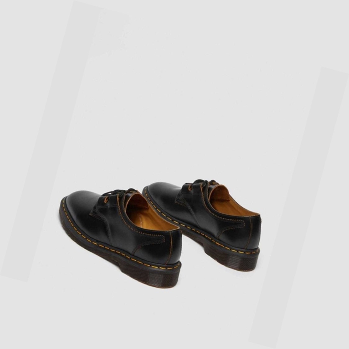 Dr Martens 1461 Ghillie Férfi Oxford Cipő Fekete | 814605HXU