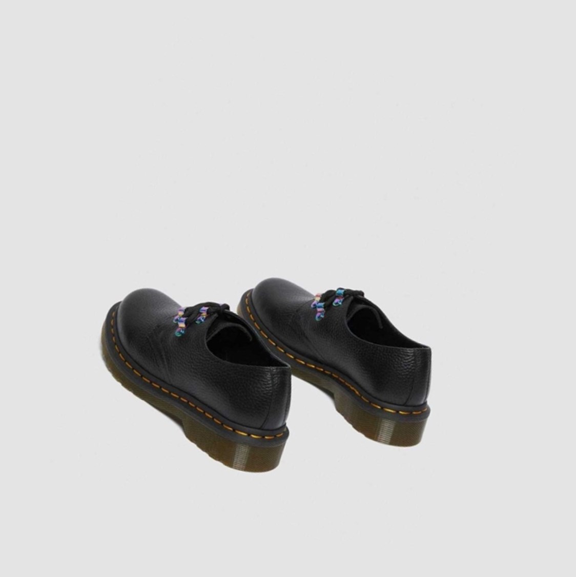 Dr Martens 1461 Iridescent Hardware Női Fűzős Cipő Fekete | 345189IXS