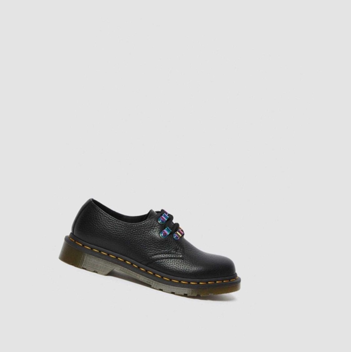 Dr Martens 1461 Iridescent Hardware Női Fűzős Cipő Fekete | 345189IXS