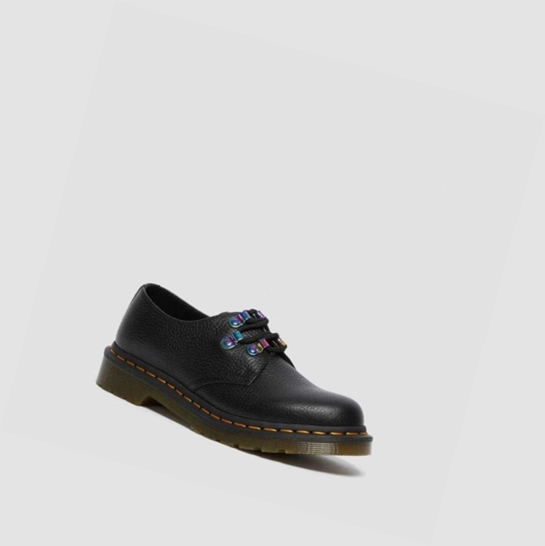 Dr Martens 1461 Iridescent Hardware Női Fűzős Cipő Fekete | 345189IXS