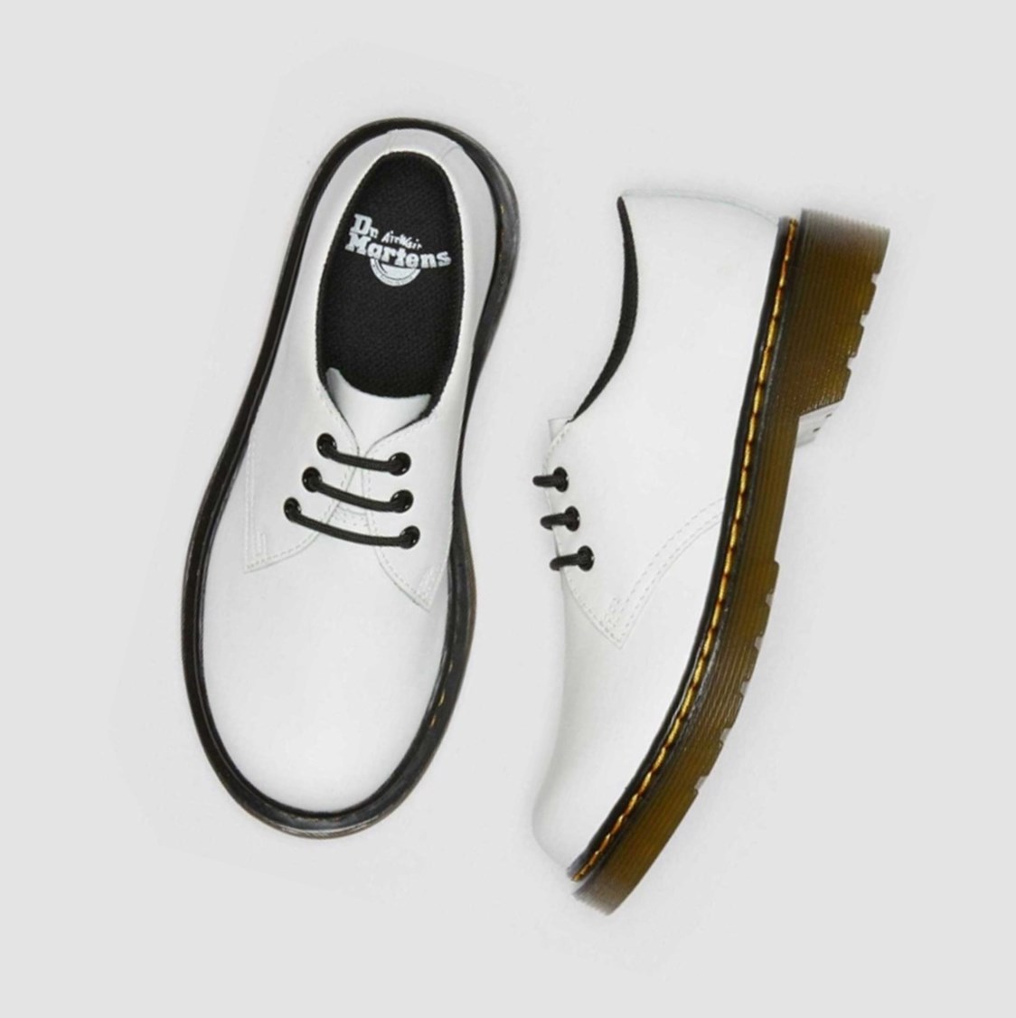 Dr Martens 1461 Junior Gyerek Fűzős Bakancs Fehér | 532470JSR