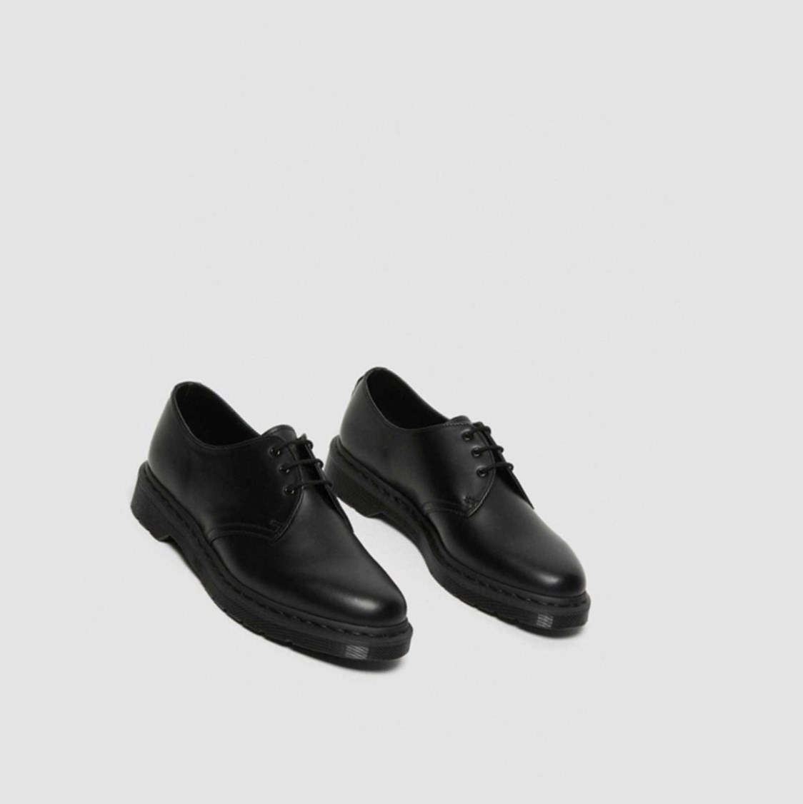 Dr Martens 1461 Mono Smooth Férfi Oxford Cipő Fekete | 625709FRI