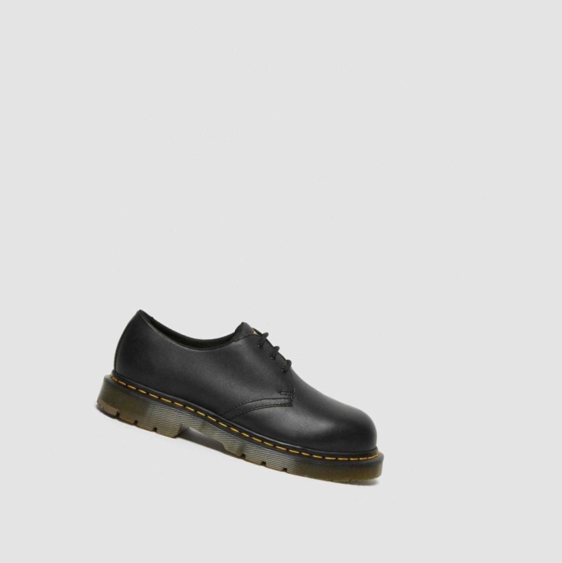 Dr Martens 1461 Slip Resistant Steel Toe Shoes Férfi Ruha Cipő Fekete | 260175ENS