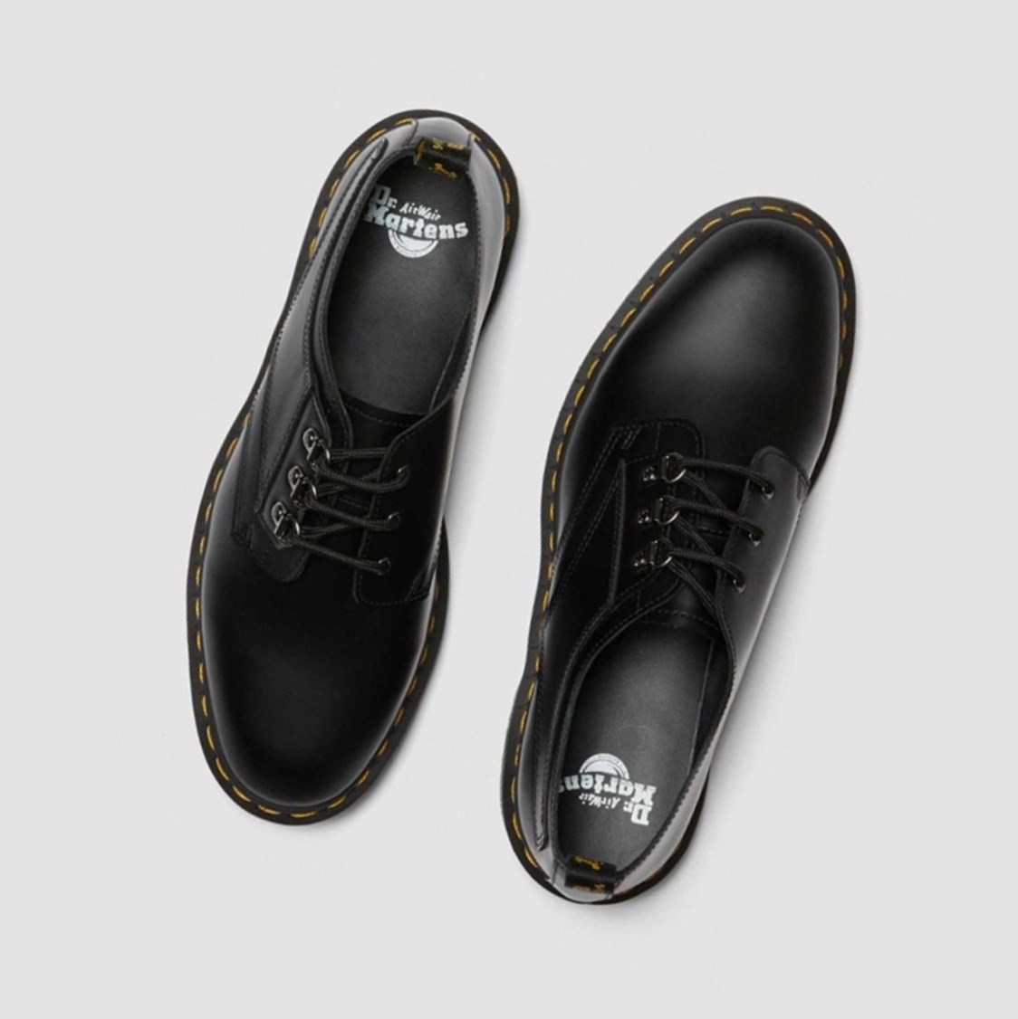 Dr Martens 1461 Verso Smooth Férfi Oxford Cipő Fekete | 094718WFB