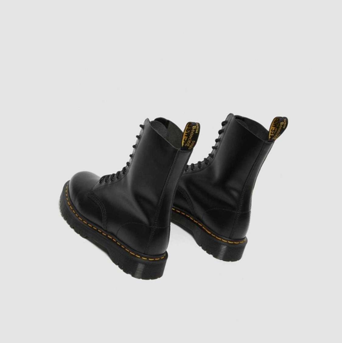 Dr Martens 1490 Bex Smooth Férfi Közepén Borjú Bakancs Fekete | 817634TQX