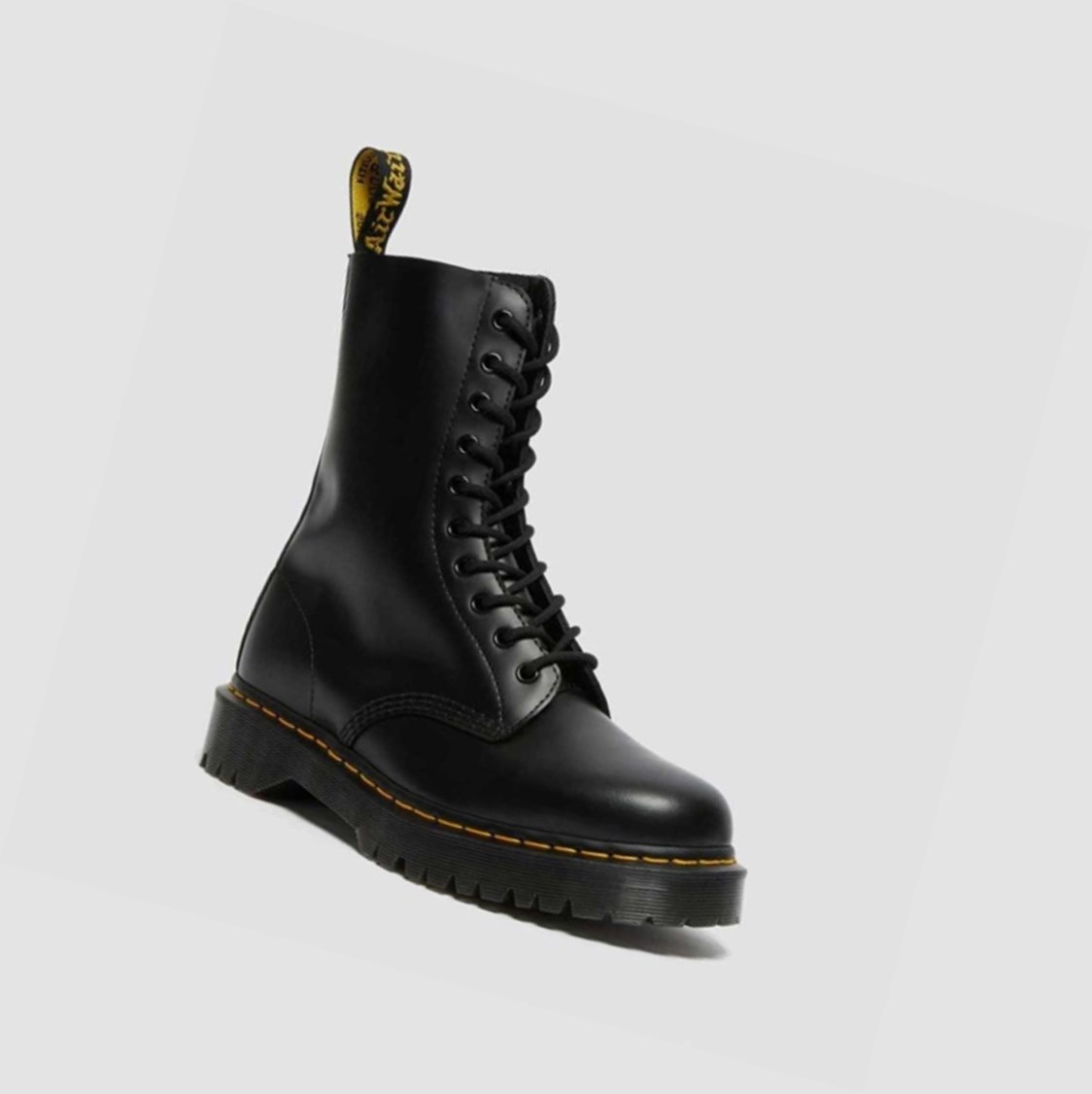 Dr Martens 1490 Bex Smooth Női Közepén Borjú Bakancs Fekete | 360547NLE