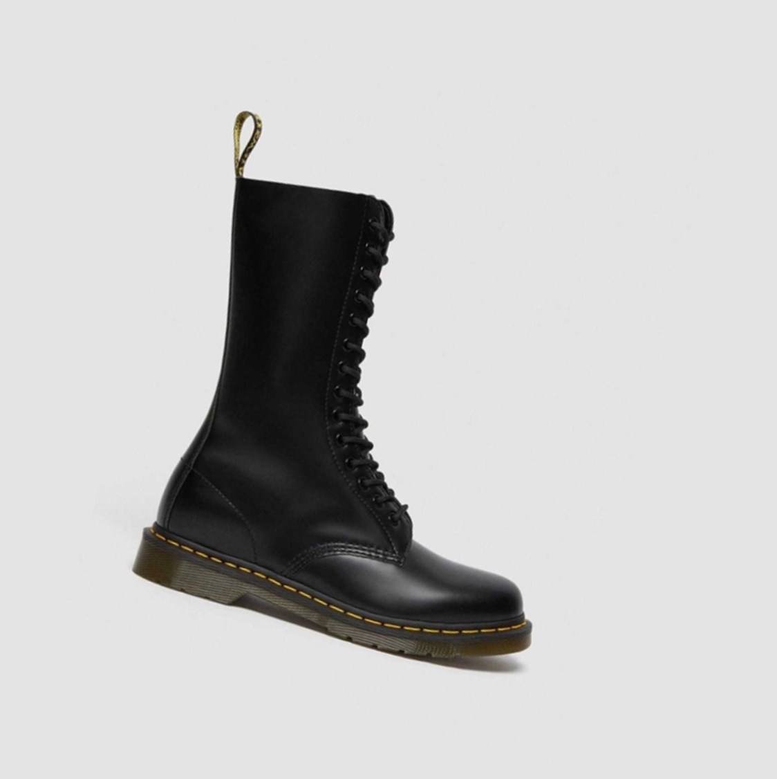 Dr Martens 1914 Smooth Magas Férfi Hosszú Szárú Bakancs Fekete | 603598FOB