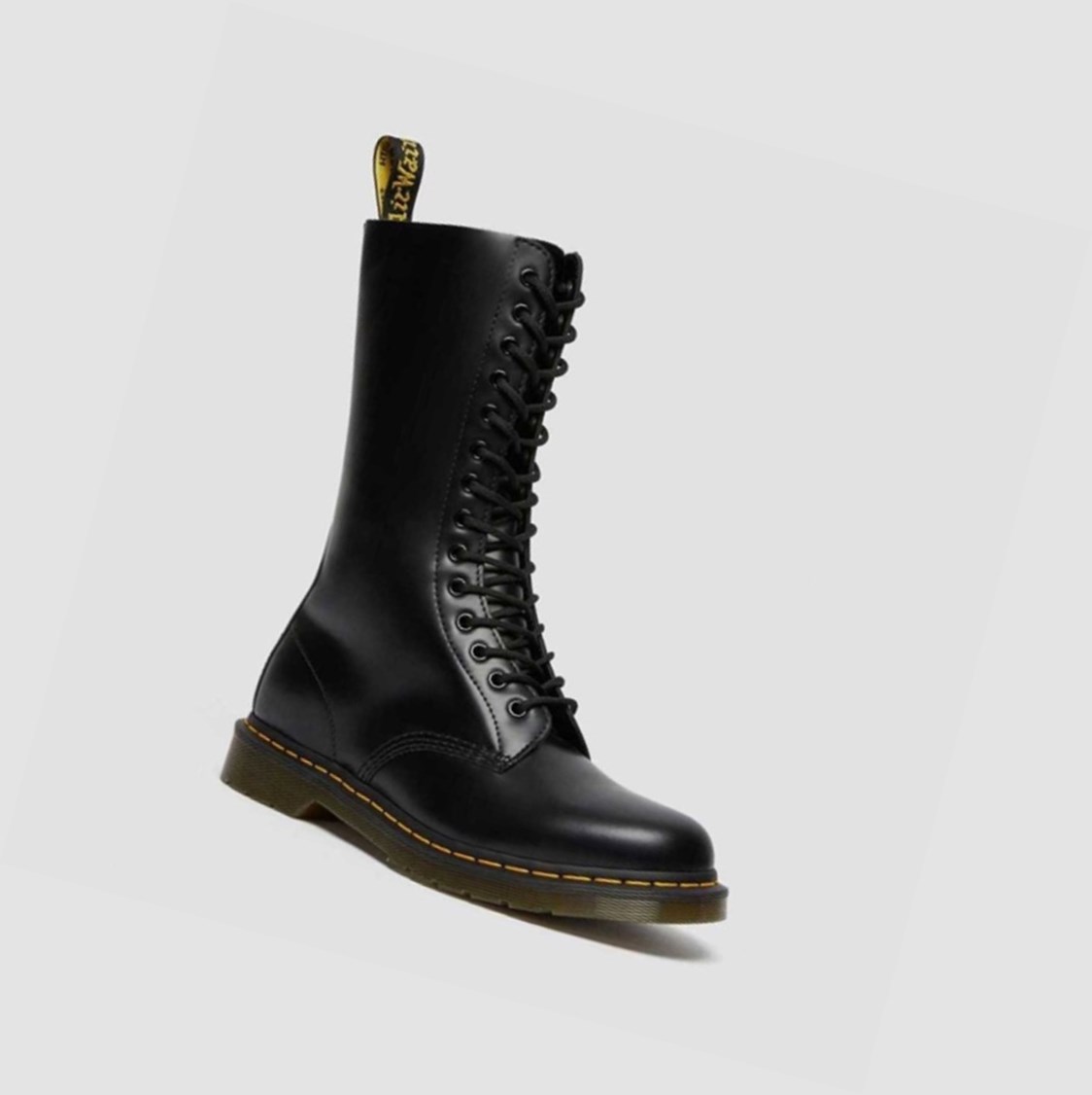 Dr Martens 1914 Smooth Magas Férfi Hosszú Szárú Bakancs Fekete | 603598FOB