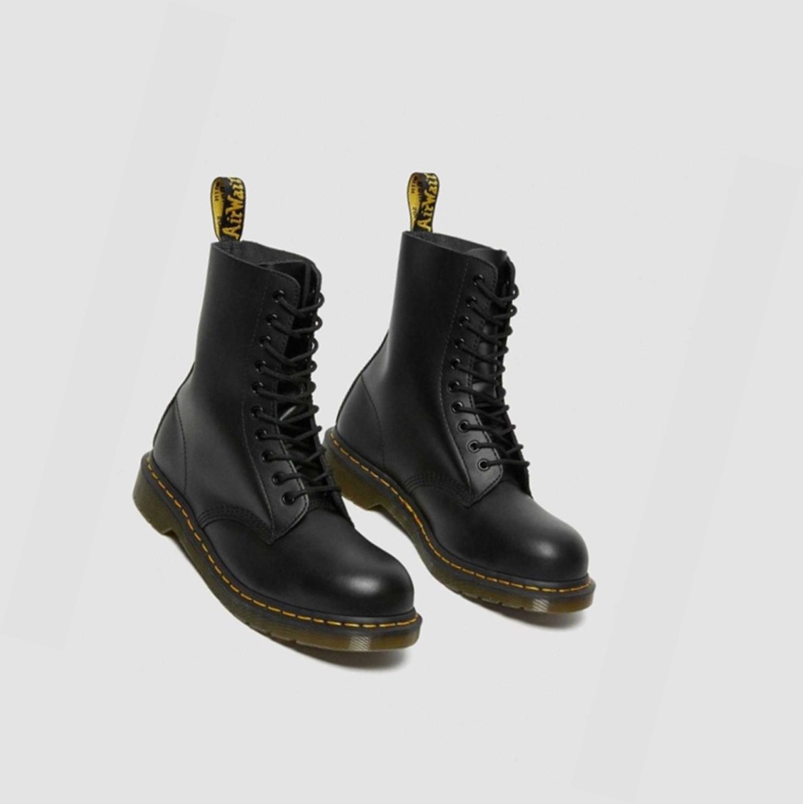 Dr Martens 1919 Férfi Közepén Borjú Bakancs Fekete | 964305HCF